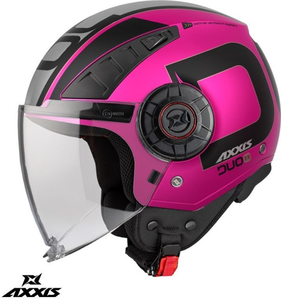 Casca Moto Open-Face/Jet Metro S Duo C8 Pink Glossy 24