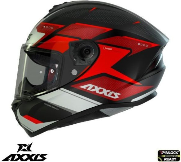 Casca Moto Full-Face/Integrala Draken S Sunray B5 Red Fluo Glossy 24