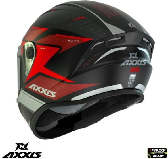 Casca Moto Full-Face/Integrala Draken S Sunray B5 Red Fluo Glossy 24