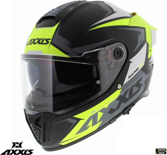 Casca Moto Full-Face/Integrala Hawk SV Judge B3 Yellow Fluo/Black Matt 24