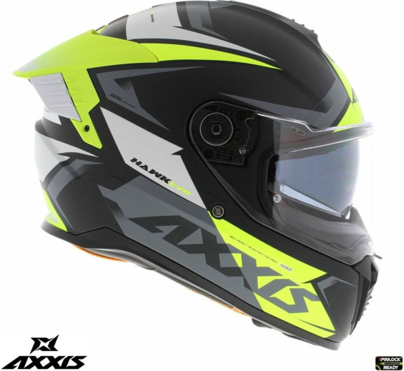 Casca Moto Full-Face/Integrala Hawk SV Judge B3 Yellow Fluo/Black Matt 24