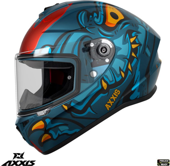 Casca Moto Full-Face/Integrala Draken S Dinotoon C7 Blue Matt 24