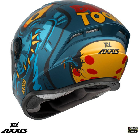 Casca Moto Full-Face/Integrala Draken S Dinotoon C7 Blue Matt 24