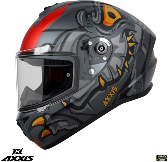 Casca Moto Full-Face/Integrala Draken S Dinotoon B5 Red Matt 24
