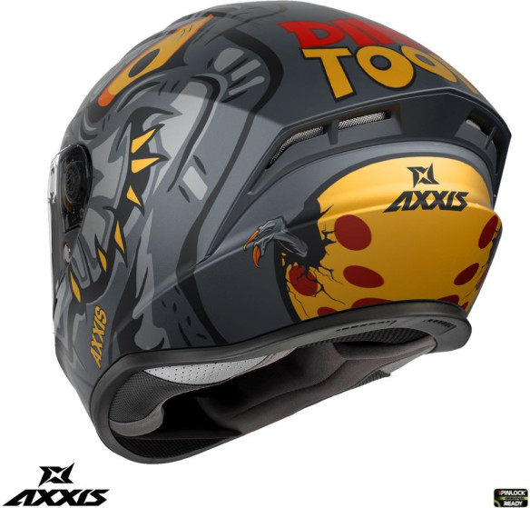 Casca Moto Full-Face/Integrala Draken S Dinotoon B5 Red Matt 24