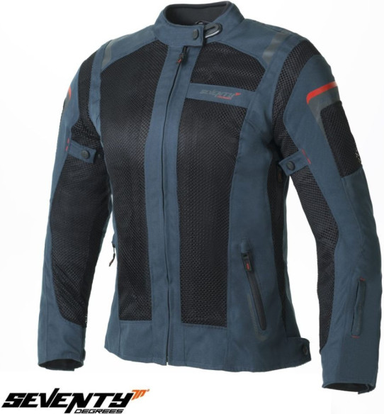 Geaca Moto Textila Dama SD-JT58 Blue/Black 24