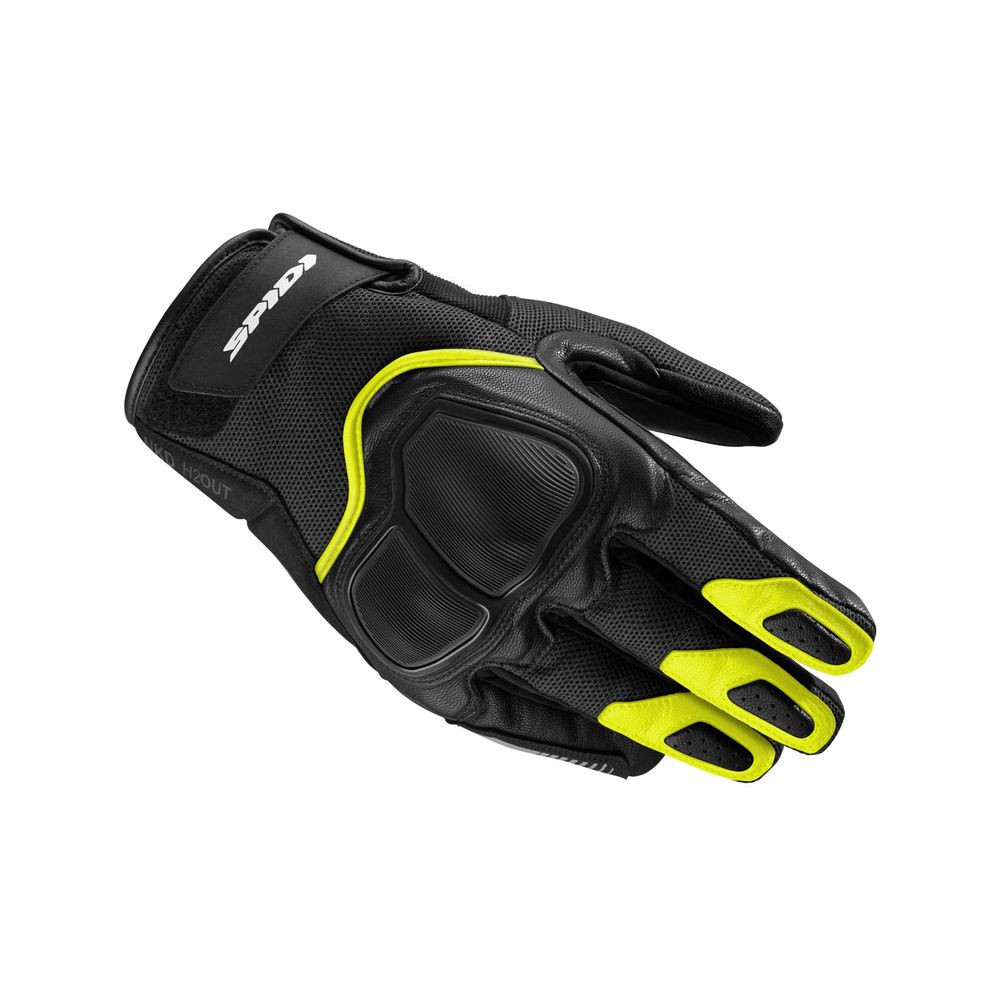 Manusi Moto Piele-Textil NKD H2OUT Black-Yellow Fluo | Spidi C113-486 - Moto24 - Negru-Galben, M