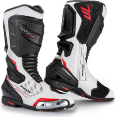 Cizme Moto Racing SD-BR1 White/Red