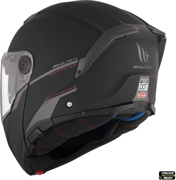 Casca Moto Flip-Up Atom 2 SV A1 Matt Black