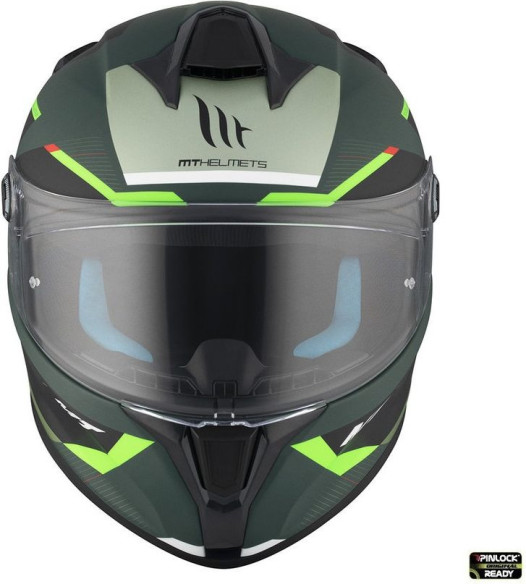 Casca Moto Full-Face/Integrala Targo S Kay C6 Black/Matt Green