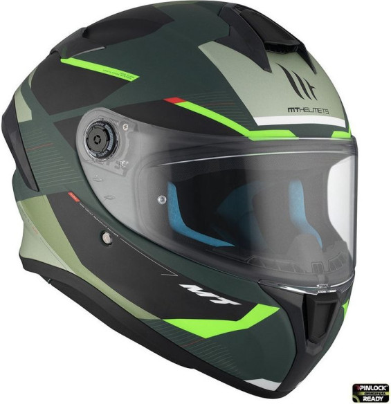 Casca Moto Full-Face/Integrala Targo S Kay C6 Black/Matt Green