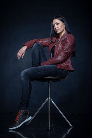 Jeans Moto Dama Kim Black