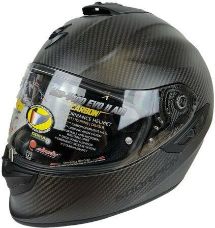 Casca Moto Full-Face/Integrala Exo 1400 Evo 2 Carbon Air Solid Black 2024
