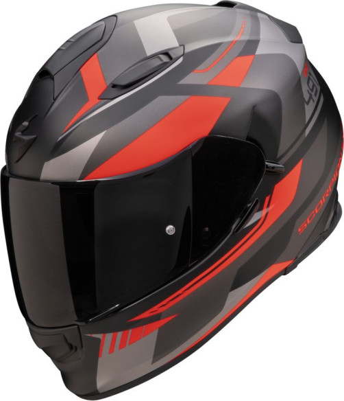 Casca Moto Full-Face/Integrala Exo-491 Abilis Black/Silver/Red 2024