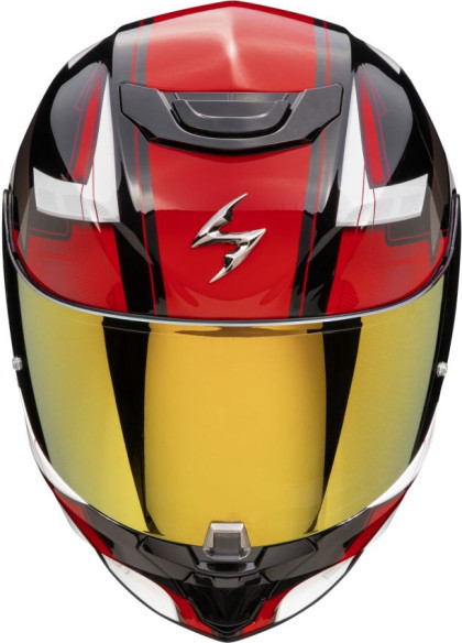 Casca Moto Full-Face/Integrala Exo-391 Captor Matt Black/White/Red 2024