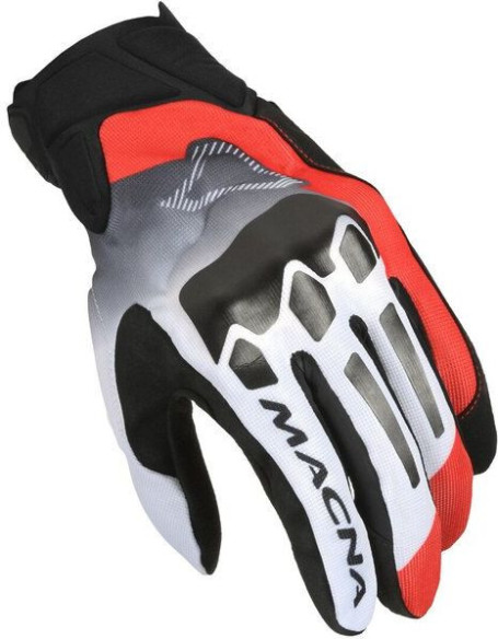 Manusi Moto Textil MANA White/Red