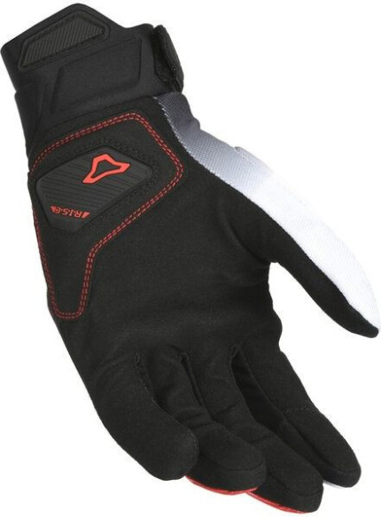 Manusi Moto Textil MANA White/Red