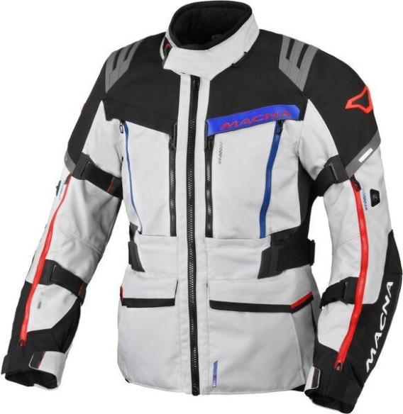 Geaca Moto Textila Touring/Adventure WP CHIEFTANE White/Red/Blue