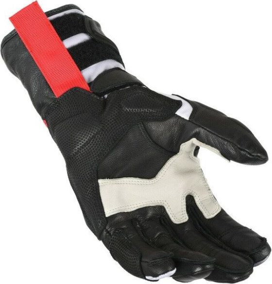 Manusi Moto Piele WP BRAWLER White/Red/Blue