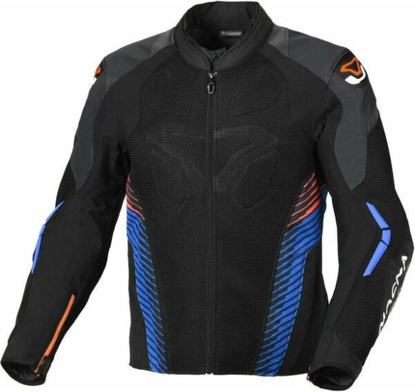 Geaca Moto Textil WP NOVIC Black/Blue/Orange