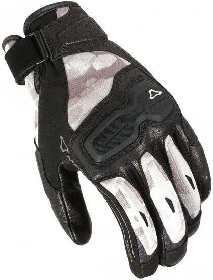 Manusi Moto Piele/Textil HAROS Black/Desert Camo