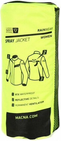 Geaca Ploaie Dama SPRAY Yellow Fluo