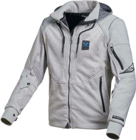 Hanorac Moto Textil BREEZE Light Grey