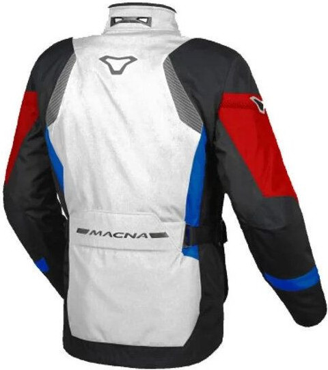 Geaca Moto Textil Touring RANCHER Light Grey/Blue/Red