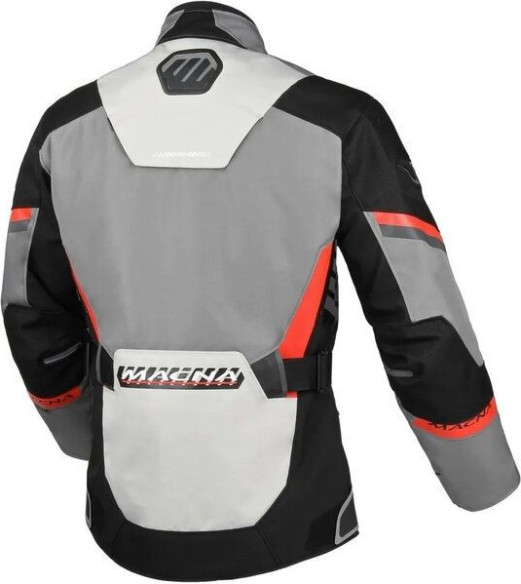 Geaca Moto Textil Touring Dama WP ZASTRA Light Grey/Dark Grey/Black