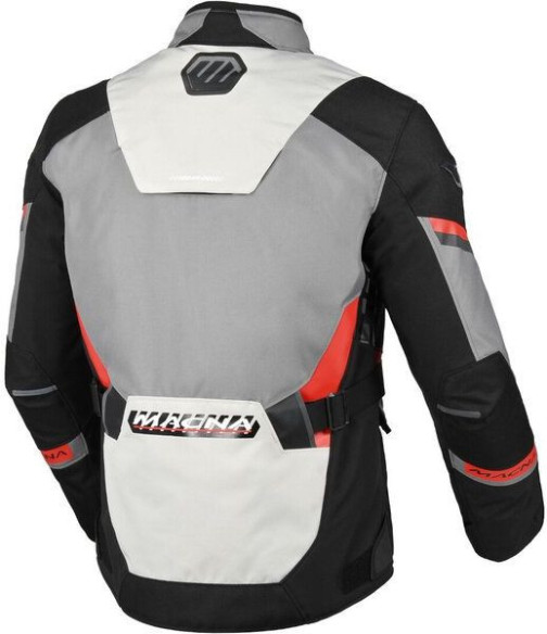 Geaca Moto Textil Touring ZASTRO WP Light Grey/Dark Grey/Black