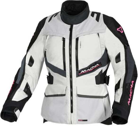 Geaca Moto Textil Dama Touring/Adveture WP DOMANE Light Grey/Black