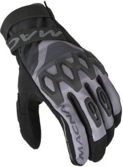 Manusi Moto Textil ZAIRON Light Grey/Black