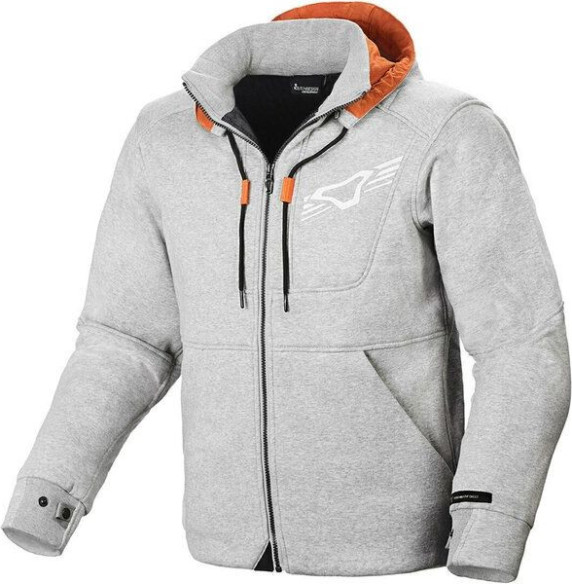 Hanorac Moto Textil DISTRICT Light Grey
