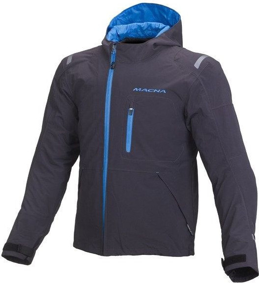 Geaca Moto Textil WP REFUGEE Dark Grey/Blue
