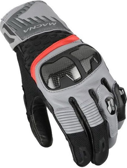 Manusi Moto Textil/Piele CHIZU Grey/Black/Red