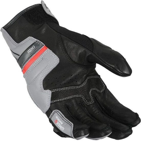 Manusi Moto Textil/Piele CHIZU Grey/Black/Red