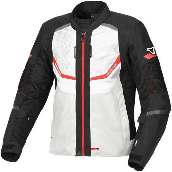 Geaca Moto Textil WP TONDO Grey/Black/Red