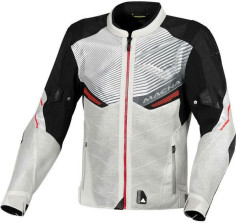 Geaca Moto Tetila FOXTER Grey/Black/Red