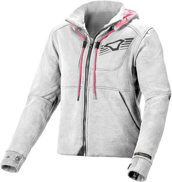 Hanorac Moto Textil DISTRICT Grey/Pink