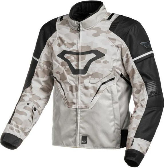 Geaca Moto Textil WP ADEPT Black/Brown Camo