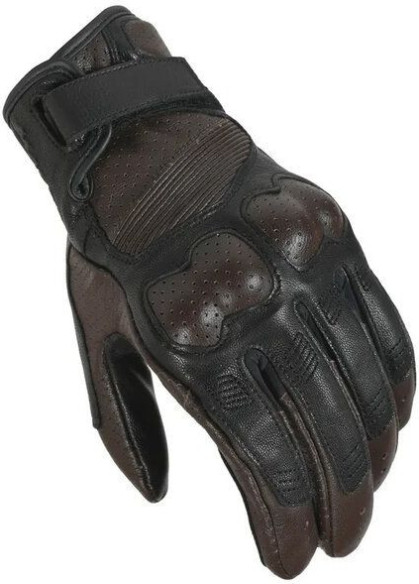 Manusi Moto Piele BOLD Brown/Black