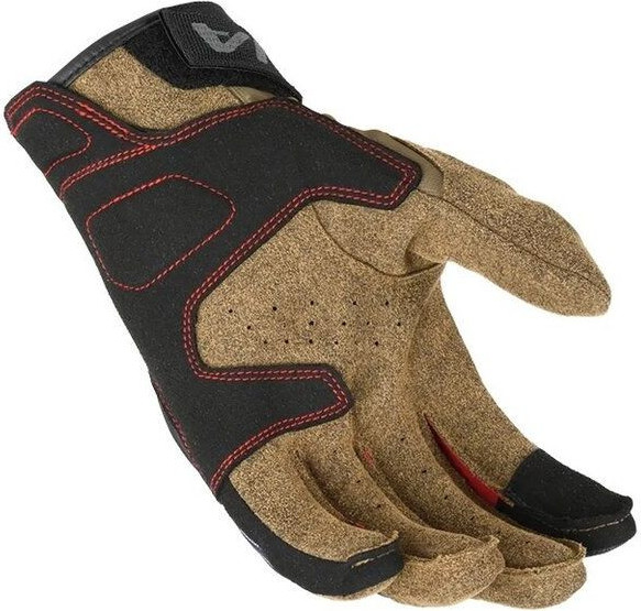 Manusi Moto Textil ZAIRON Brown/Black/Red