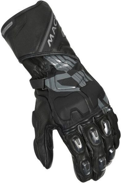 Manusi Moto Piele POWERTRACK Black