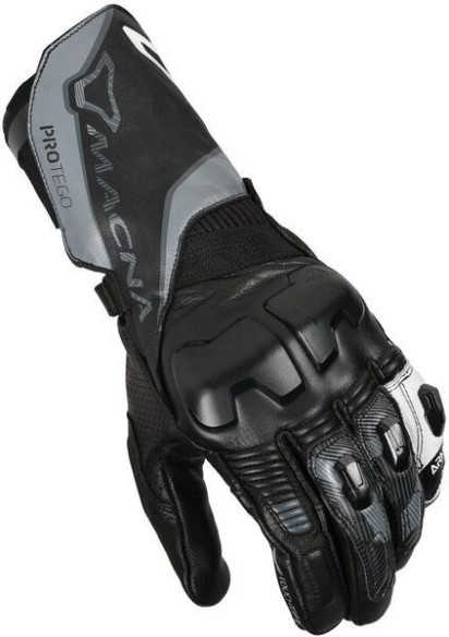 Manusi Moto Piele PROTEGO Black/Grey
