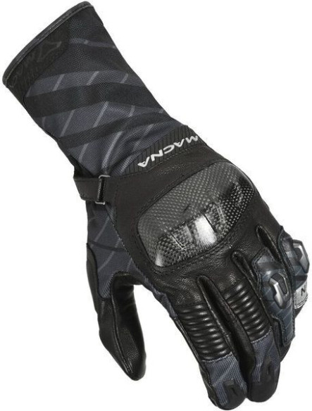 Manusi Moto Piele/Textil KROWN Black