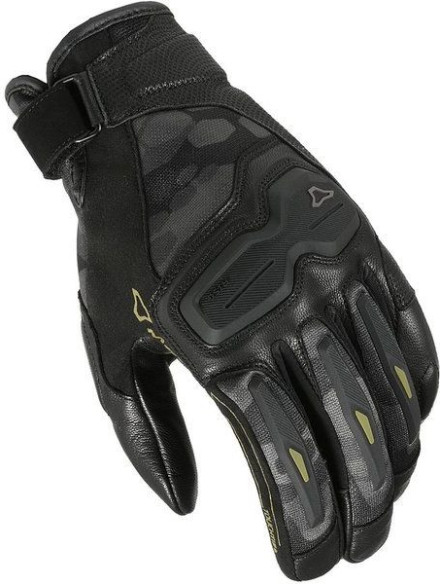 Manusi Moto Piele/Textil HAROS Black Camo
