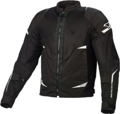 Geaca Moto Textil HURRACAGE Black/White