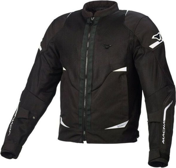 Geaca Moto Textil HURRACAGE Black/White