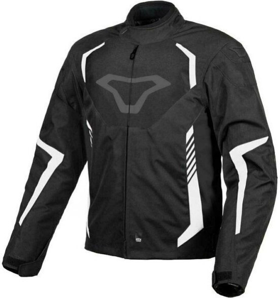 Geaca Moto Textil WP TAZAR Black/White