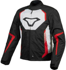Geaca Moto Textil WP TAZAR Black/White/Red